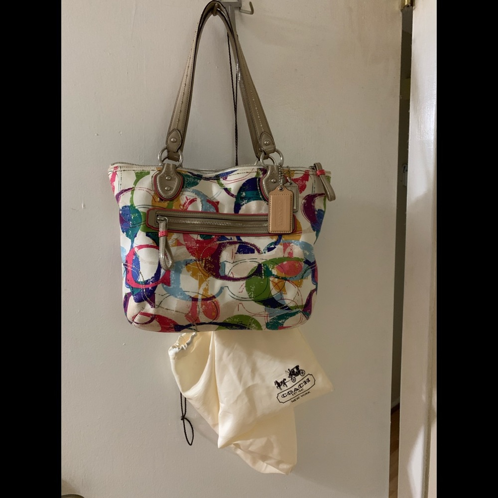 Coach multicolor bag